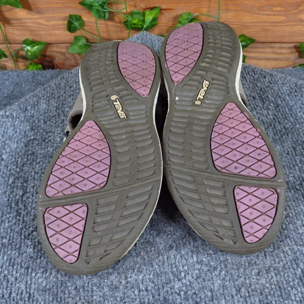 Teva Ewaso Women Sport Sandal Size 7 Outdoor Hiking Water Shoe Gray Purple